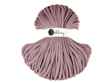 Bavlněná šňůra Jumbo 9 mm - mauve
