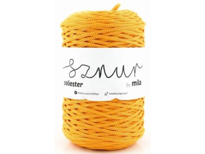 Polyesterová šňůra MILA 3 mm / 200m - žlutá