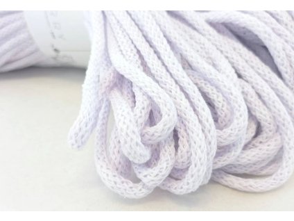 Bavlněná šňůra BERRY 3 mm - světle fialový melír - LIMITKA