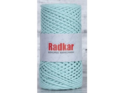 Bavlněná šňůra RADKAR 2 mm - 600 mátová