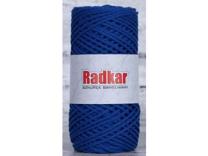 Bavlněná šňůra RADKAR 2 mm - 490 modrá tmavá