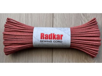 Bavlněná šňůra na šití RADKAR 5 mm - 355 korálová