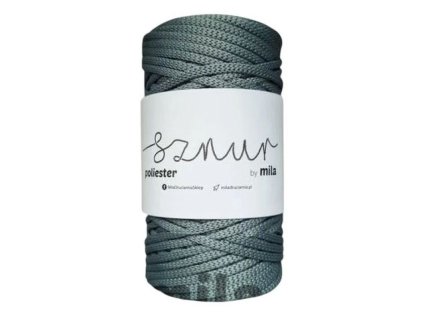 Polyesterová šňůra MILA 5 mm / 100m - šalvěj