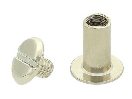 Opaskový nýt šroubovací Ø 5 mm / výška 10 mm - nikl