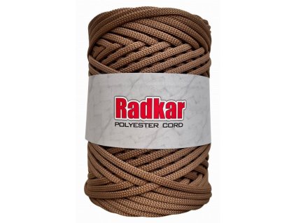 Polyesterová šňůra RADKAR 5 mm - tmavý karamel 04