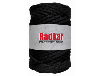 Polyesterová šňůra RADKAR 5 mm - černá 18