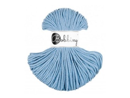 Bavlněná šňůra BOBBINY 3 mm - perfect blue