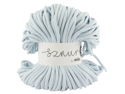 Bavlněná šňůra MILA 9 mm délka 100 m - modrá ledová