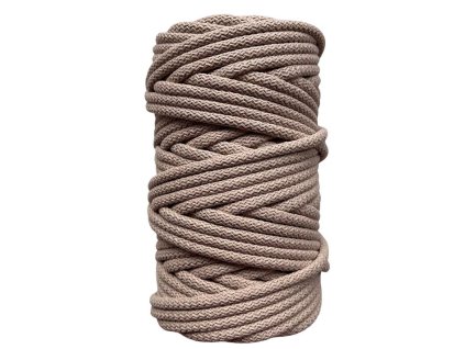 Bavlněná šňůra na šití RADKAR 8 mm - 710 písková