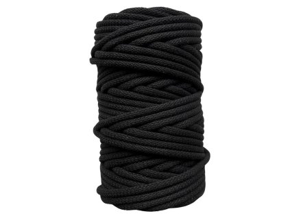 Bavlněná šňůra na šití RADKAR 8 mm - 900 černá