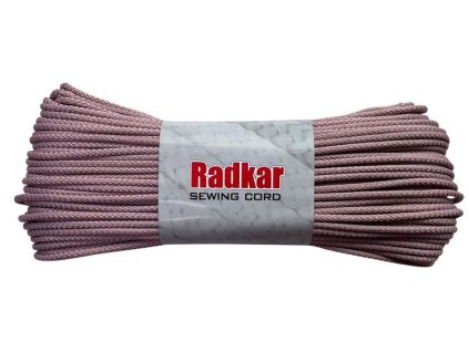 Polyesterová šňůra na šití RADKAR 5 mm - 135 starorůžová