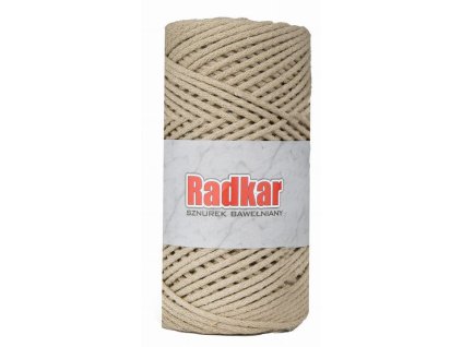 Bavlněná šňůra RADKAR 2 mm - 720 gold camel