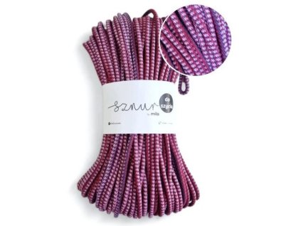 Bavlněná šňůra na šití MILA 6 mm - MIX podzimní plody PMX05