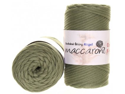 Bavlněná šňůra ABIGAIL 5 mm - khaki 804