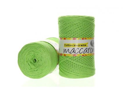 Cotton Macrame 2 mm - jarní zeleň 20_604