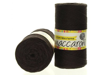 Cotton Macrame 2 mm - tmavě hnědá 38-304