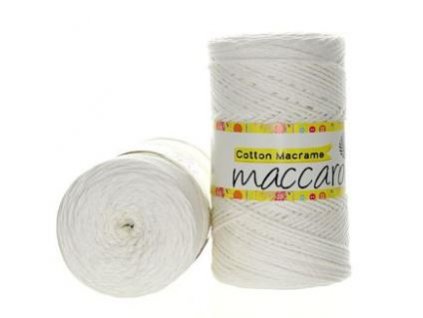 Cotton Macrame 2 mm - krémová 03-702