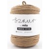 Bavlněná šňůra MILA Premium Cotton 5 mm - kávová
