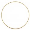 Kovový kruh zlatý - průměr 300 mm