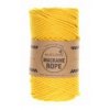 Macrame Rope 4 mm - žlutá 406S