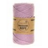 Macrame Rope 4 mm - světle fialová 404D