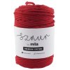 Bavlněná šňůra MILA Premium Cotton 5 mm - červená
