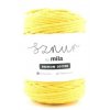Bavlněná šňůra MILA Premium Cotton 5 mm - žlutá jasná