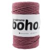 Mila Macrame BOHO 3ply 4 mm - starorůžová tmavá