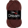 Příze merino Dream - tmavě hnědá 6407