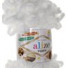 Alize Puffy - bílá 055