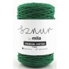 Bavlněná šňůra MILA Premium Cotton 3 mm - zelená trávová