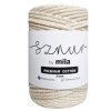 Bavlněná šňůra MILA Premium Cotton 3 mm - ecru zlatá