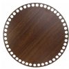 Košíkové dno KRUH walnut - 15 cm