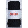 Bavlněná šňůra RADKAR 2 mm - 900 černá