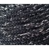 Polyesterová šňůra MILA 3 mm / 200m - černá stříbrná