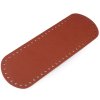 Dno na kabelku eko kůže 10x30 cm - hnědá koňak
