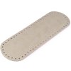 Dno na kabelku eko kůže 10x30 cm - ecru