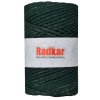 Bavlněná šňůra RADKAR 3 mm - 680 zelená lahvová + zlato