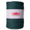 Bavlněná šňůra Radkar Macrame 5 mm - zelená lahvová 100 m