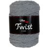 Twist macrame 5 mm tmavě šedá 8235