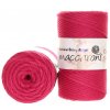 Bavlněná šňůra ABIGAIL 5 mm - tmavě malinová 505_02