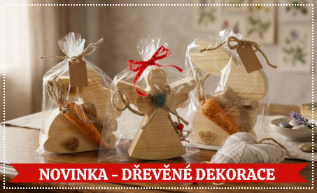Novinky - dřevěné dekorace