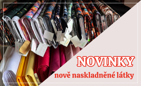 Novinky - nově naskladněné látky