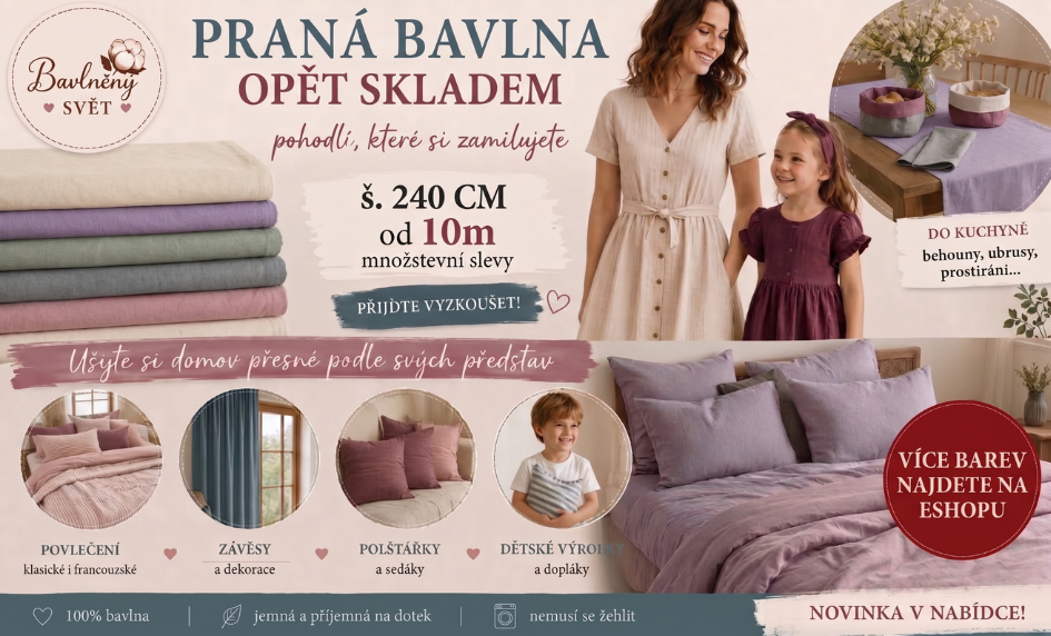 Praná bavlna
