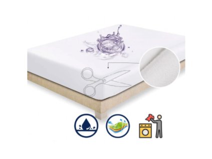 Chránič matrace prostěradlo 180 x 200 cm JERSEY