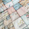 Bavlněná látka 5D PATCHWORK Laura MODRÁ šíře 240 cm