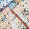 Bavlněná látka 5D PATCHWORK Laura MODRÁ šíře 240 cm