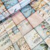 Bavlněná látka 5D PATCHWORK Laura MODRÁ šíře 240 cm