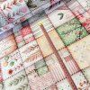 Bavlněná látka PATCHWORK Laura RŮŽOVÁ šíře 240 cm