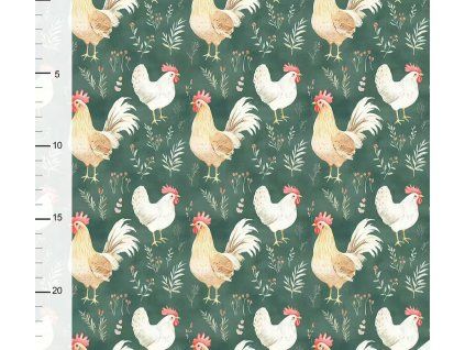 BIO úplet Slepičky na zelené